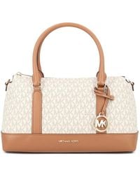 MICHAEL Michael Kors - Medium Andie Signature-Logo Tote Bag - Lyst