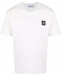 stone island printed short sleeve t shirt