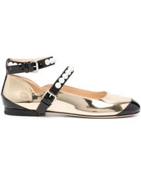 Mach & Mach - Leather Bicolor Ballets - Lyst