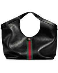 Gucci - Large Giglio Perforated Tote Bag - Lyst