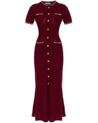Self-Portrait - Perforated Dress - Lyst