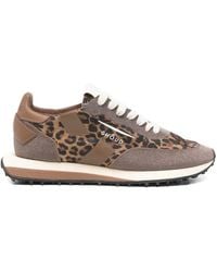 GHŌUD - Leopard-Print Lace-Up Sneakers - Lyst