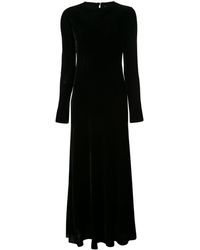 Sies Marjan Fluwelen Avondjurk - Zwart