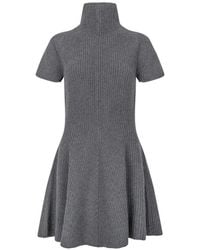 Magda Butrym - Turtle-Neck Ribbed Mini Dress - Lyst