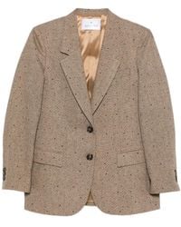 Manuel Ritz - Chevron-Pattern Blazer - Lyst