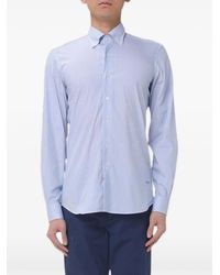 Fay - Striped Button-Down Shirt - Lyst