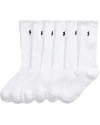 Polo Ralph Lauren - Cotton Socks (Pack Of Six) - Lyst