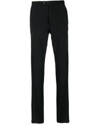 Corneliani - Tailored Slim-cut Wool Trousers - Lyst
