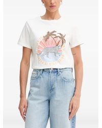 Lola Casademunt - Bead-Embellished Graphic-Print T-Shirt - Lyst