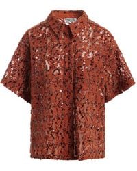Essentiel Antwerp - Joks Sequin-Embellished Lace Shirt - Lyst