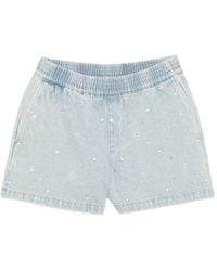 Maje - Shorts Verfraaid Met Stras - Lyst