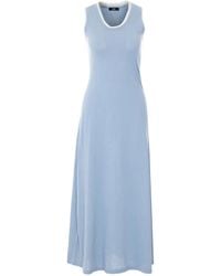 ELEH - Contrast-Trim Maxi Dress - Lyst
