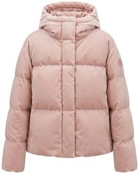 Moncler - Enigme Hooded Chenille Short Down Jacket - Lyst