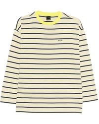 Pinko - Striped Top With Embroidery - Lyst