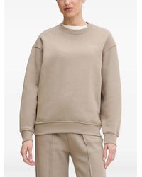 Guess - Nat Logo-Print Drop-Shoulder Sweatshirt - Lyst
