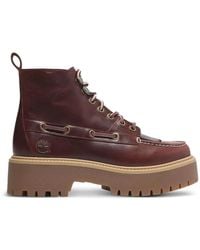 Timberland - Kiltie Stone Street Platform Ankle Boots - Lyst