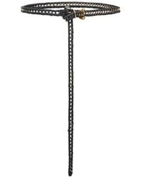 Etro - Chain And Woven Leather Belt - Lyst