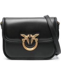 Pinko - Love Box Bag Flap Mini Nappa By - Lyst