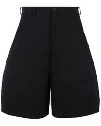 Comme des Garçons - Wide Leg Bermuda Shorts - Lyst
