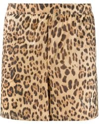 Valentino Garavani - Leopard Print Swim Shorts - Lyst