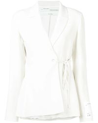 Off-White c/o Virgil Abloh - Wrap-Around Blazer - Lyst