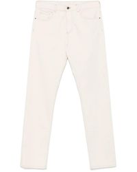 Canali - Straight-Leg Cotton-Blend Jeans - Lyst