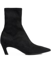 Ash - Viva Pointed-Toe Heeled Ankle Boots - Lyst