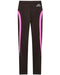Balenciaga - Logo-Print Panelled Leggings - Lyst