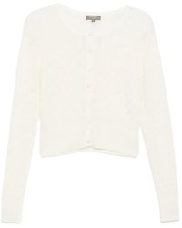 N.Peal Cashmere - Crew-Neck Cardigan - Lyst