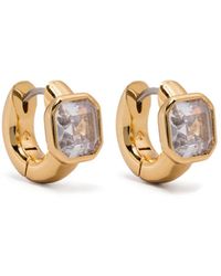 Kate Spade - Pendientes huggies Keep Sparkling Asscher - Lyst