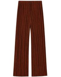RETORI - Striped Wide Trousers - Lyst