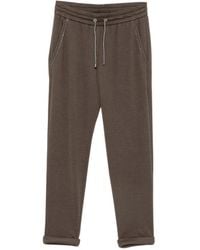 Brunello Cucinelli - Monili-Trim Track Pants - Lyst