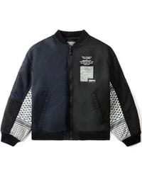 Yohji Yamamoto - Veste Bomber À Manches Contrastantes - Lyst