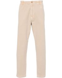 Moschino - Tapered Trousers With Embroidery - Lyst
