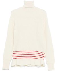 Chloé - Maglione A Coste Con Collo Alto - Lyst