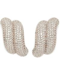 Eddie Borgo - Orecchini Rope Con Pavé - Lyst