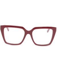 Balenciaga - Brille Mit Eckigem Gestell - Lyst