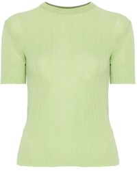 Manuel Ritz - Ribbed T-Shirt - Lyst