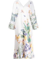 LaDoubleJ Kaftan Jurk - Wit