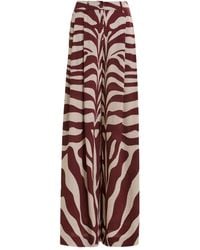 Essentiel Antwerp - Palazzohose mit Zebra-Print - Lyst