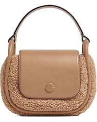 Moncler - Kleine Leren Schoudertas - Lyst