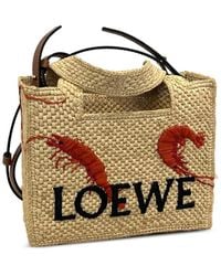 Loewe - Borsa Tote Font Con Ricamo - Lyst