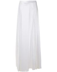Amir Slama - Lace Panels Maxi Skirt - Lyst