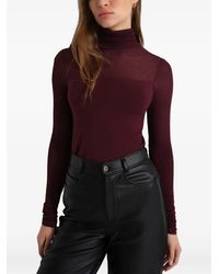 MARCELLA - Cara Sheer-Panel Top - Lyst