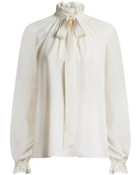 Etro - Jacquard-Scarf Blouse - Lyst