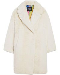 Apparis - Einreihiger Mantel aus Faux Fur - Lyst