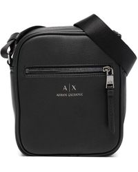 Giorgio Armani Messenger Bags in Black for Men | Lyst UK 