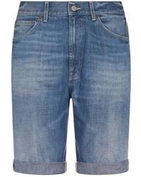 Dondup - Pantalones vaqueros cortos con efecto lavado - Lyst
