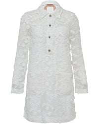 N°21 Dress With Floral Paillettes Pattern | Lyst