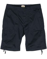 C.P. Company - Drawstring Cotton-blend Bermuda Shorts - Lyst